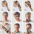 Sublimation Printed Multifunctional Polyester Face Scarf Outdoor Sports Neck Gaiter